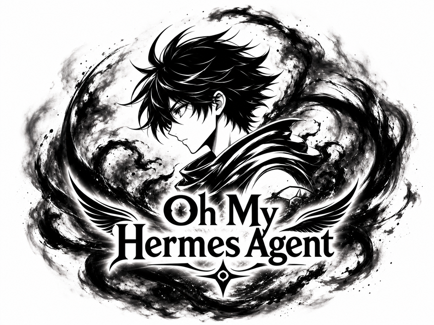 Oh My Hermes illustrated brand artwork